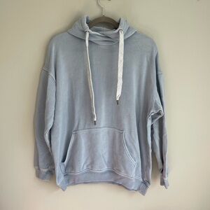Aerie Light Blue Oversized Hoodie